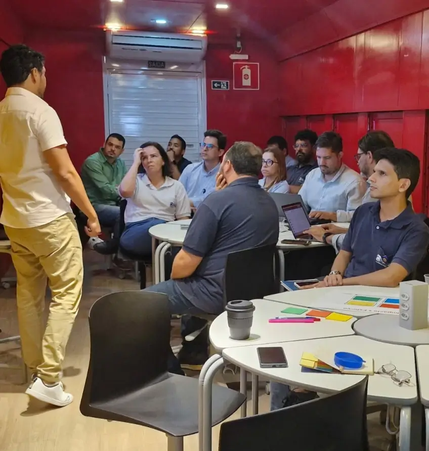 Participantes do programa de CPSI da EMAP, no Porto do Itaqui